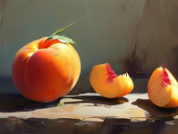 每天一个桃子，健康生活的艺术，每日一桃，健康